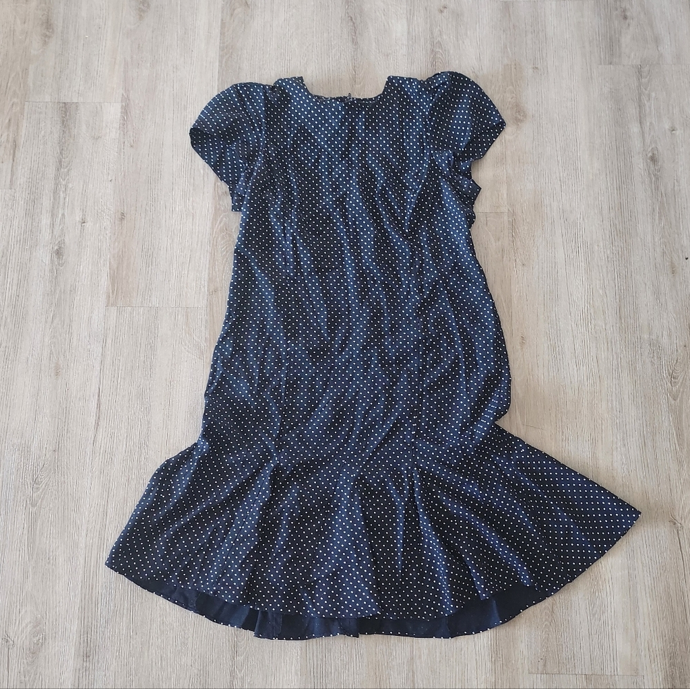 Taurus II Black and White Polkadot Dress